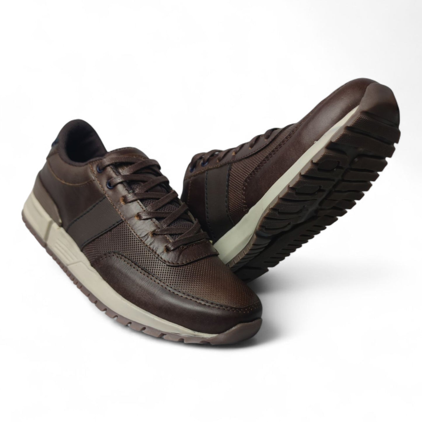 Tenis Sneakers Ref. Vulcano color Café