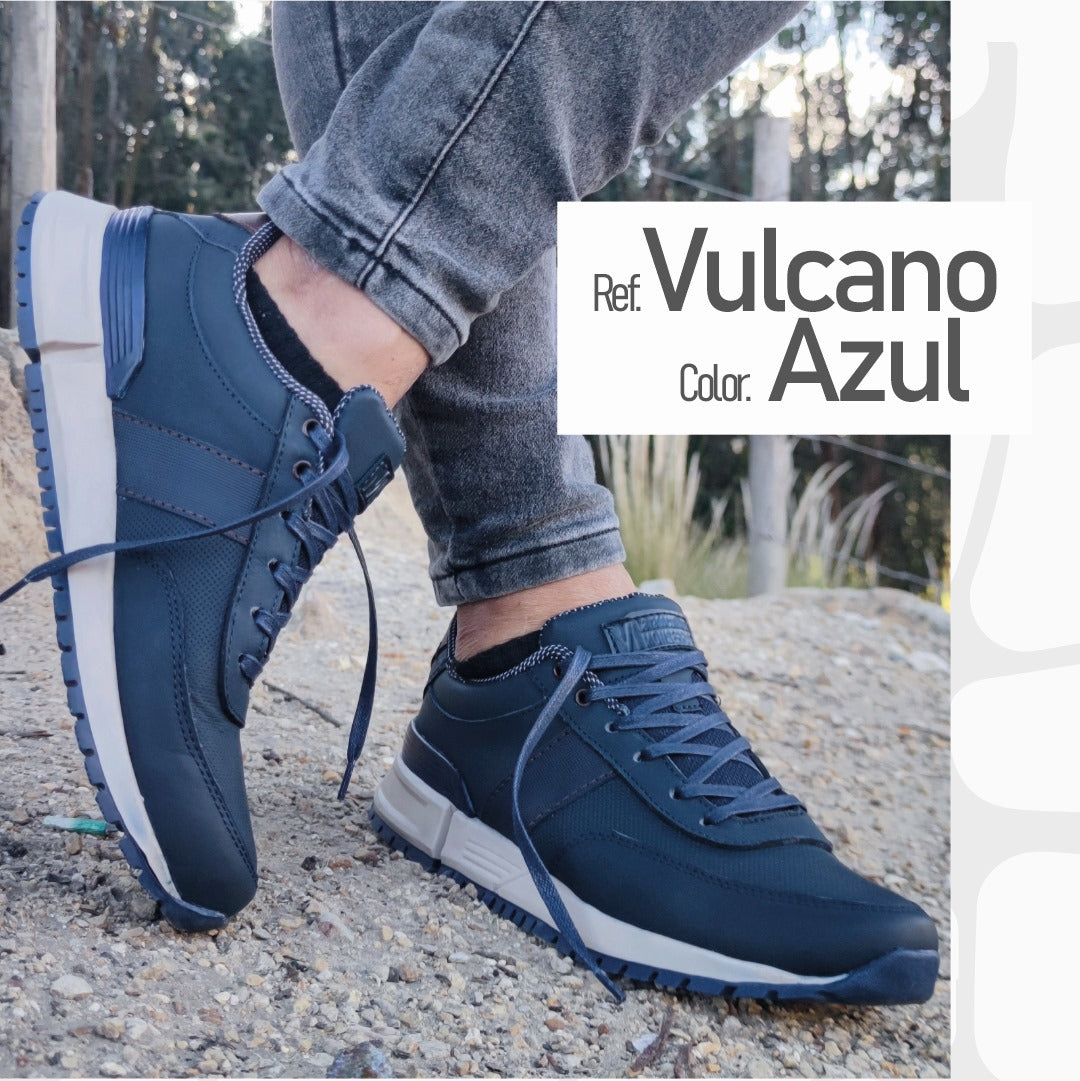 Tenis Sneakers Ref. Vulcano color Azul